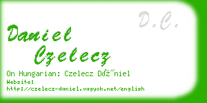 daniel czelecz business card